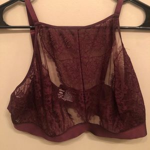 NWT Soma Brami Lace Top-Ruby